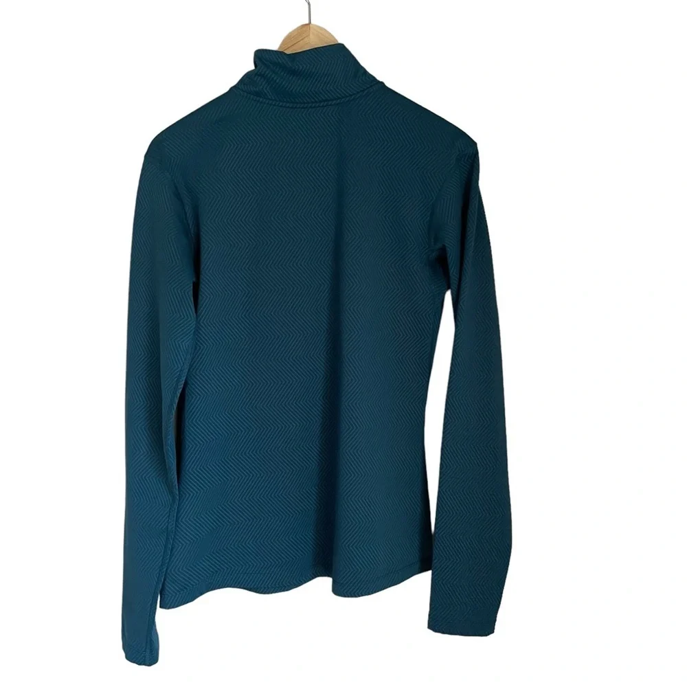 Nike Dri-Fit 1/4 Zip Pullover Long Sleeve‎ Athletic Shirt in Blue Size: L